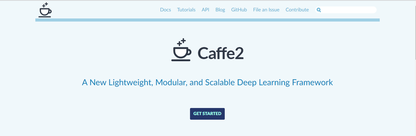 artificial intelligence Caffe2 framework F8