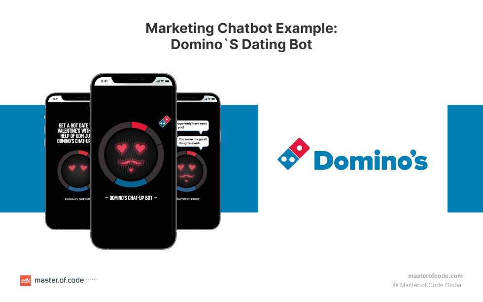 Marketing Chatbot Example Domino's Dating Bot