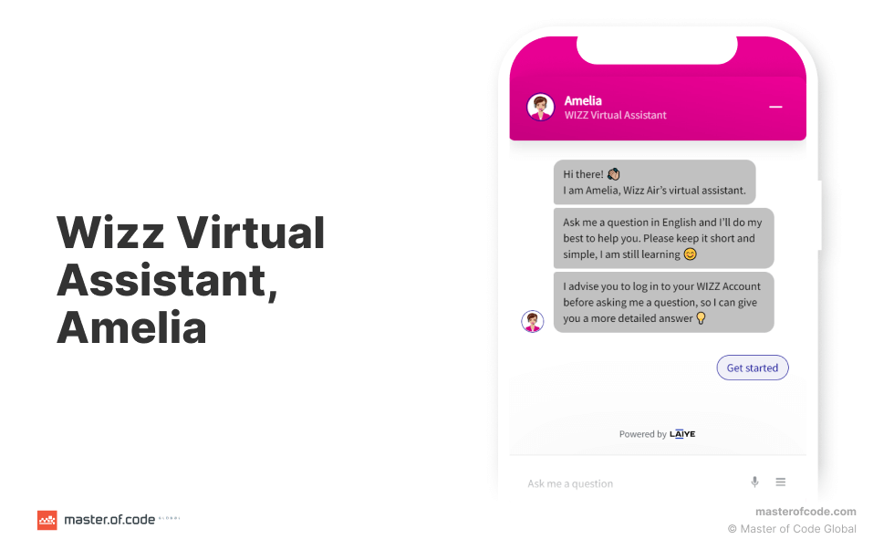 Wizz Virtual Assistant, Amelia