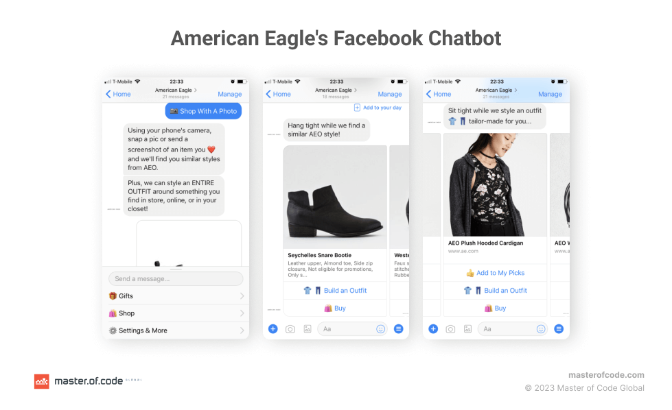 American Eagle's Facebook Chatbot