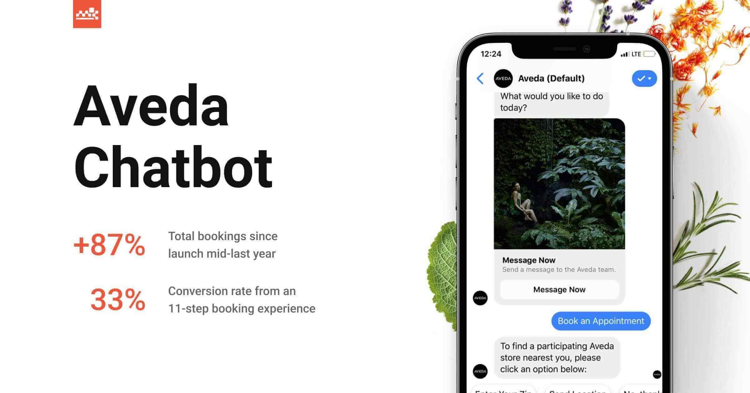 Aveda Chatbot pr