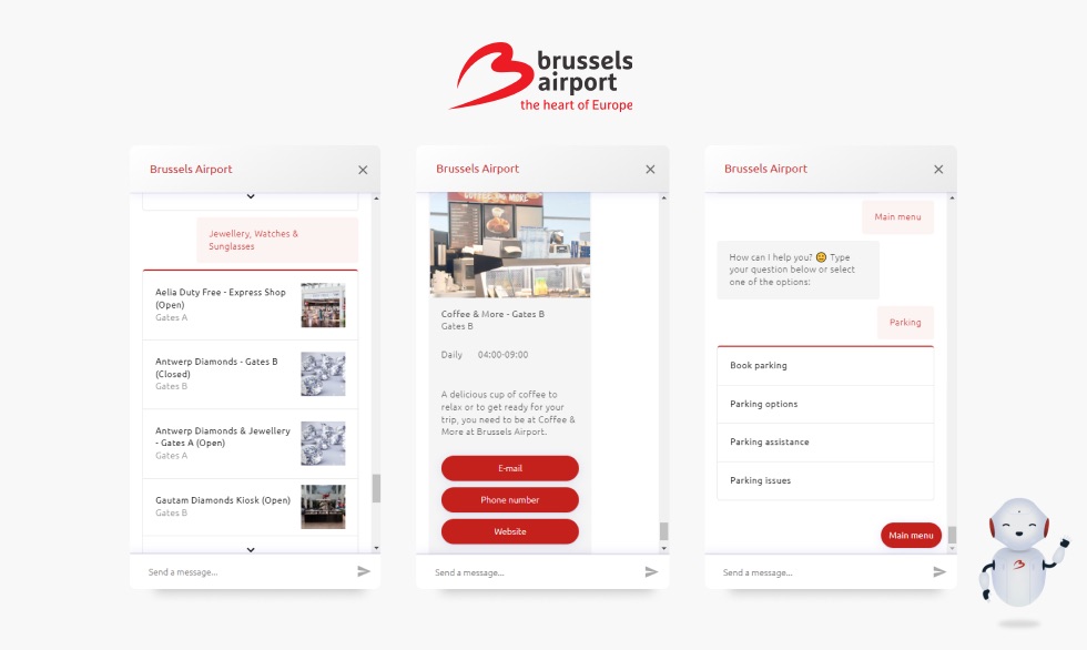 Chatbot Example for Airport: Brussels Airport Assistant “BRUce”