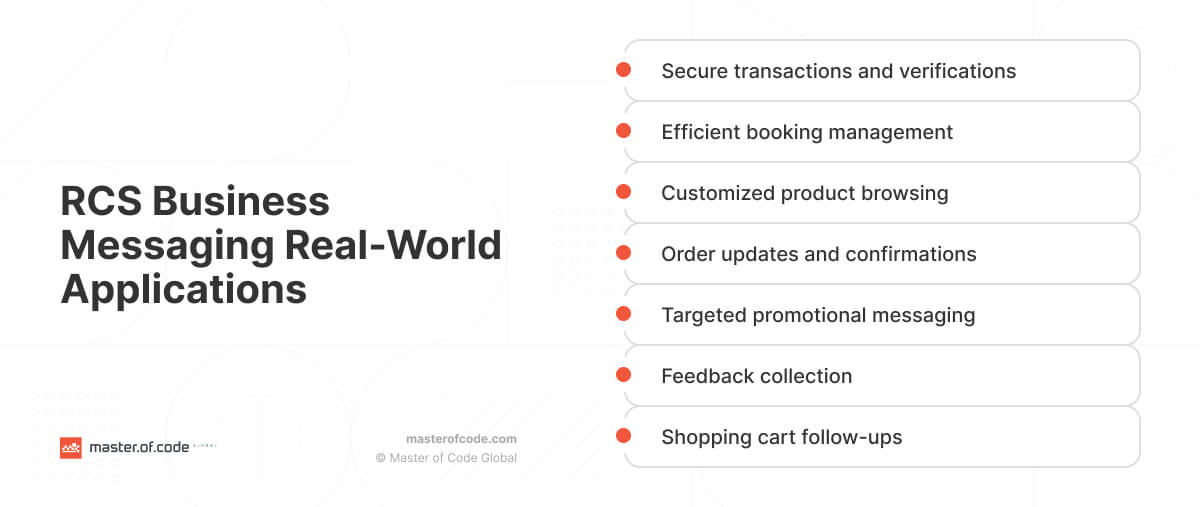 RCS Business Messaging Real-World Applications RCS Business Messaging Real-World Applications