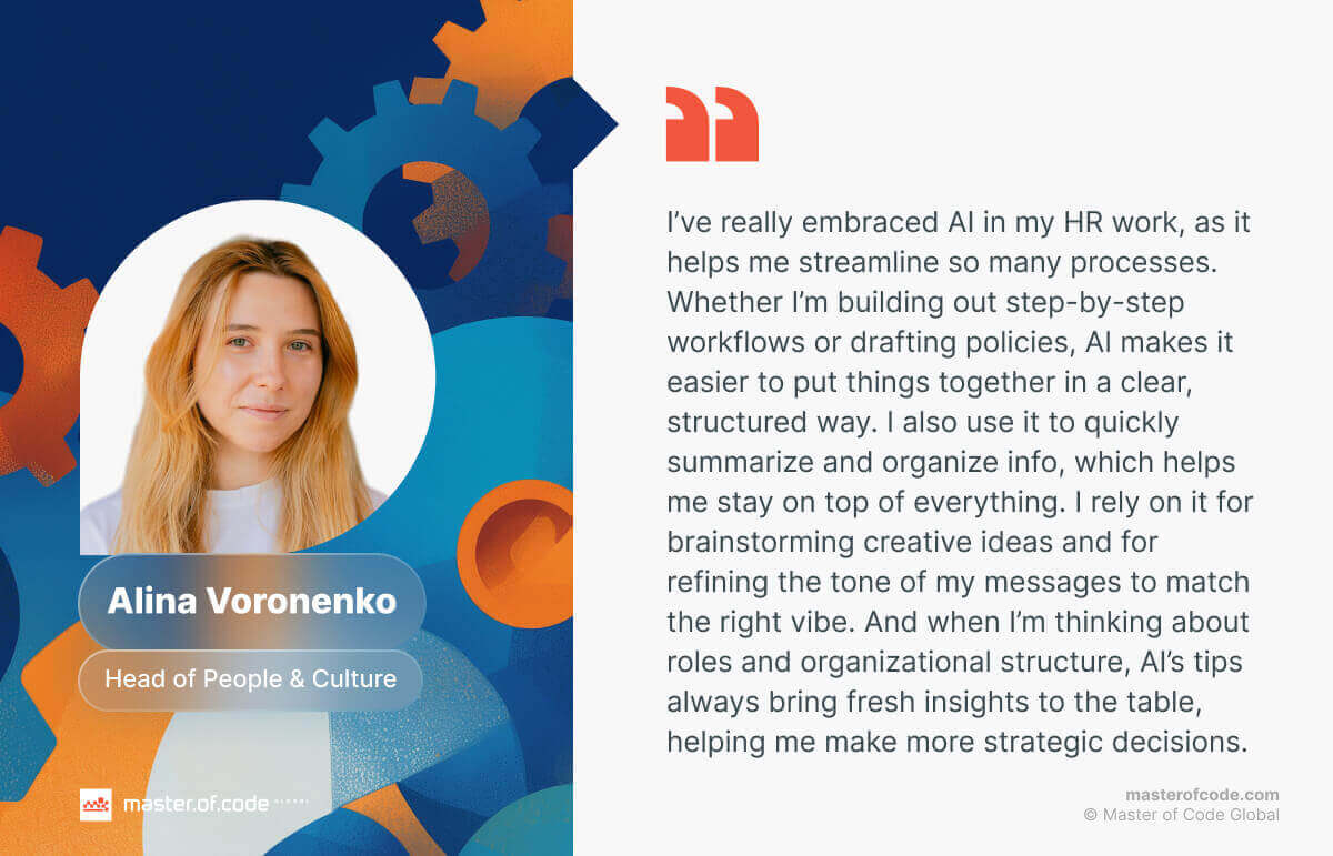 Alina Voronenko ai in hr opinion